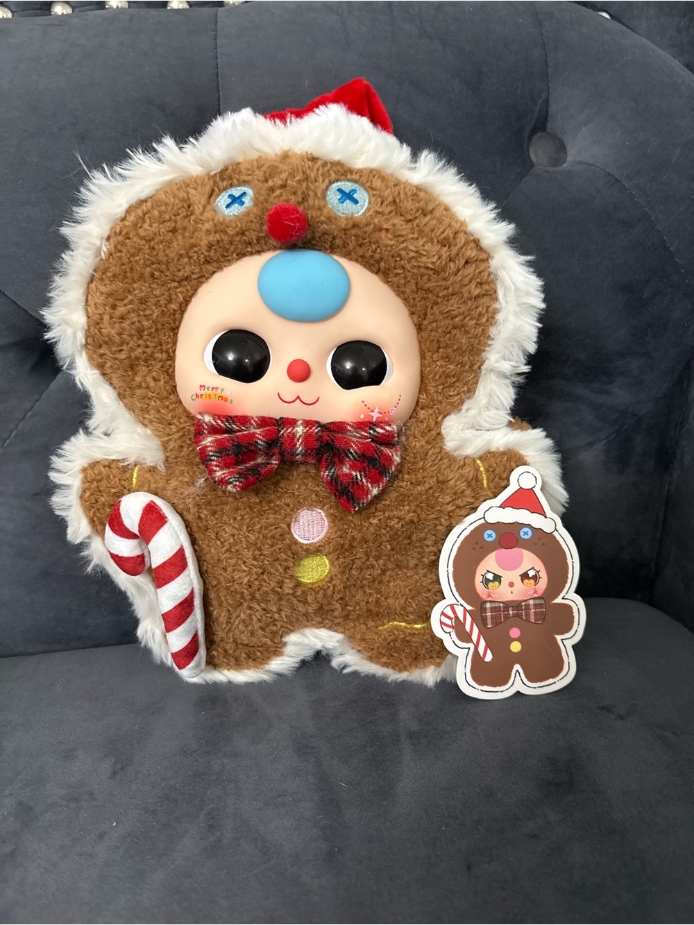 Baby Three Christmas 400% Limited Edition Plush Blind Box Gingerbread